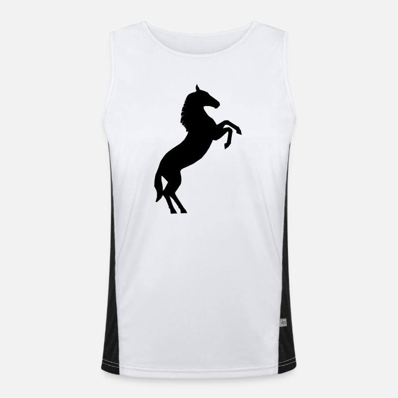 Cheval Débardeur respirant contrasté Homme 