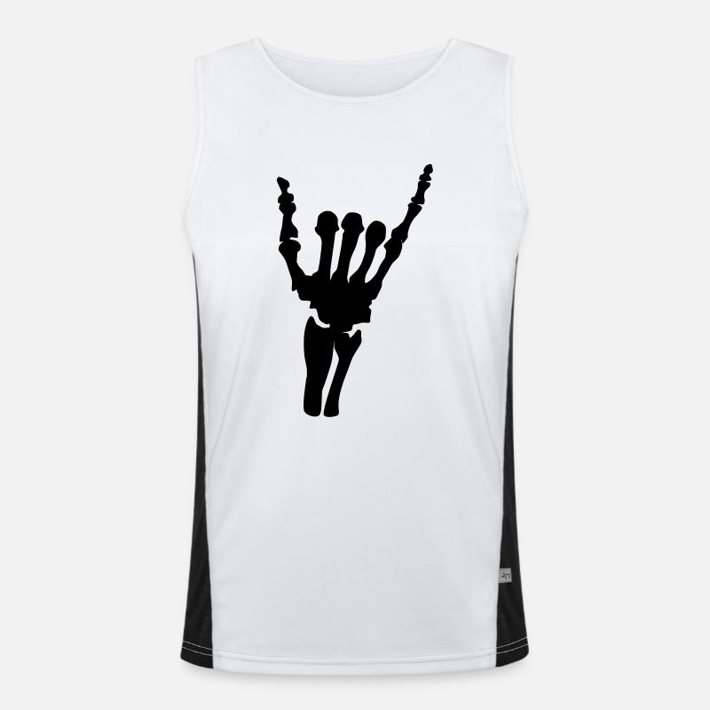 hang_loose_vec_1 de Funktionelles Kontrast-Tank Top für Männer 