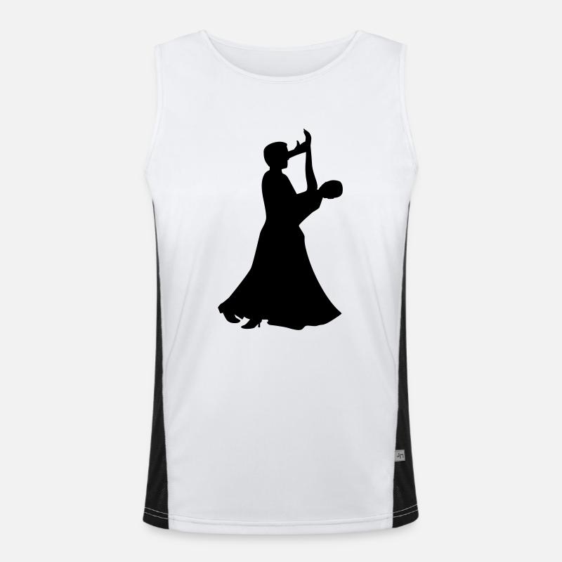 Dancing Men's Functional Contrast Tank Top 