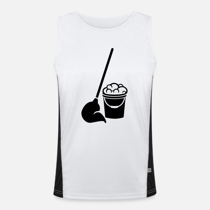 Eimer Funktionelles Kontrast-Tank Top für Männer 