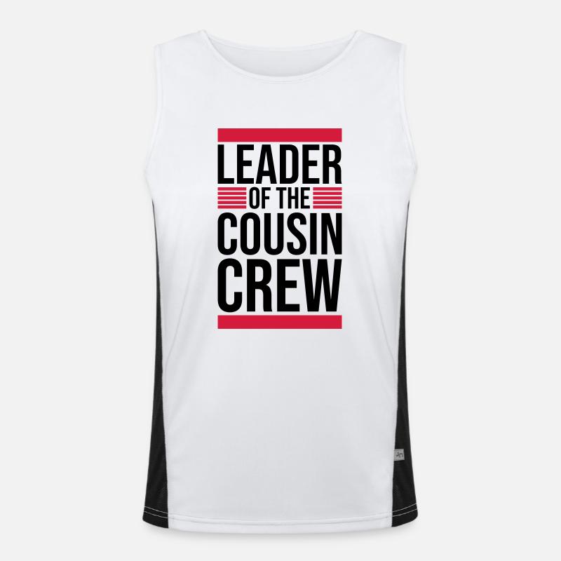 Leader Cousin Crew Team Débardeur respirant contrasté Homme 
