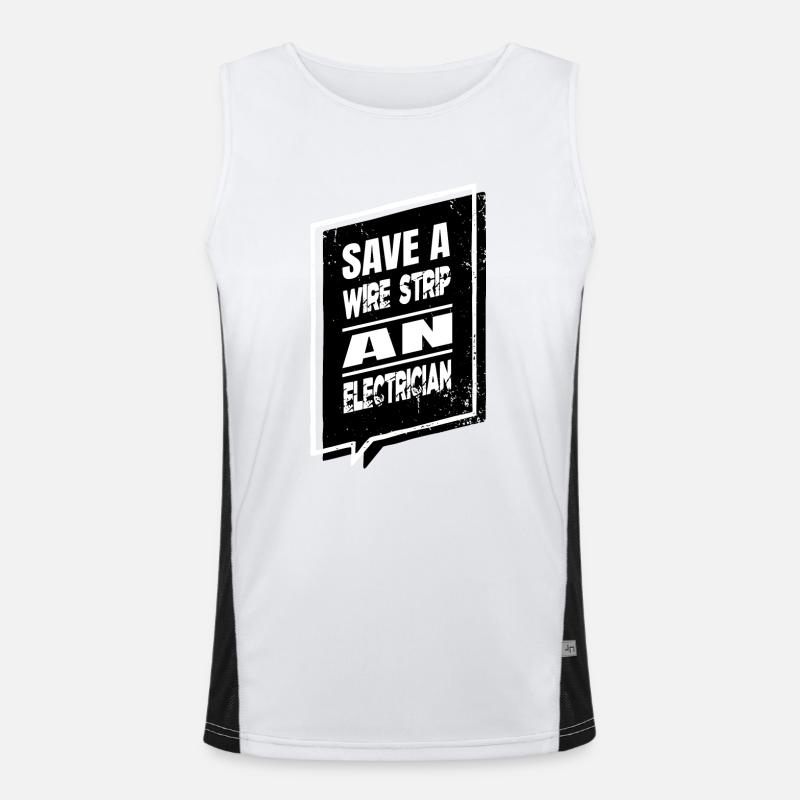 present idea sayings actress gift light bulb Funktionelles Kontrast-Tank Top für Männer 