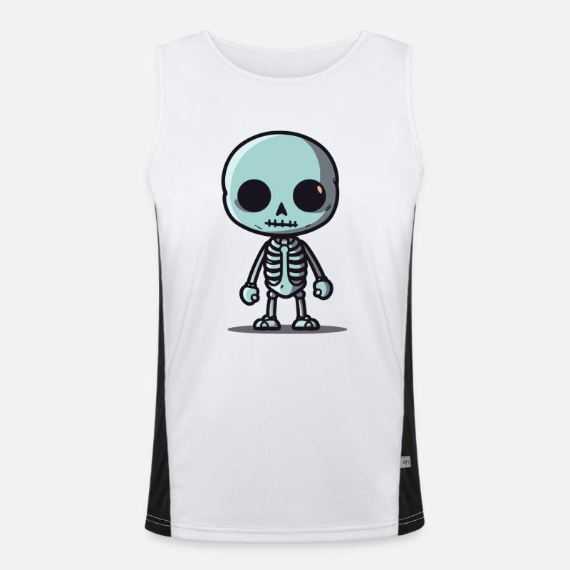 Skeleton Men's Functional Contrast Tank Top 