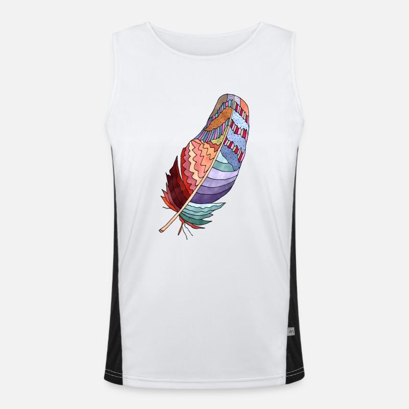 Feather Men's Functional Contrast Tank Top 