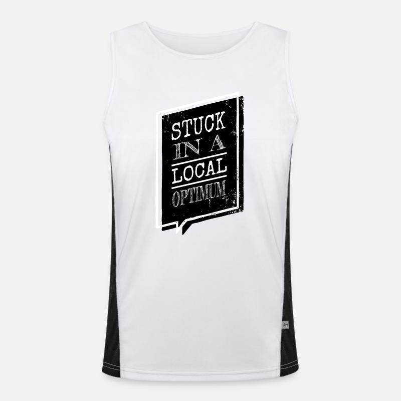 gift idea artificial funny sayings joke christmas Funktionelles Kontrast-Tank Top für Männer 