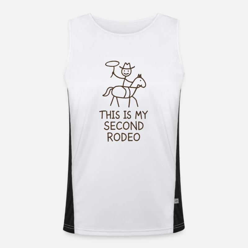 This is my second rodeo Men's Functional Contrast Tank Top 
