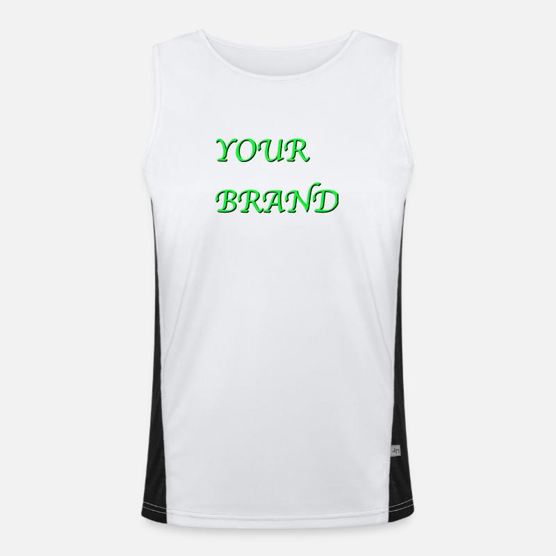 3 Funktionelles Kontrast-Tank Top für Männer 