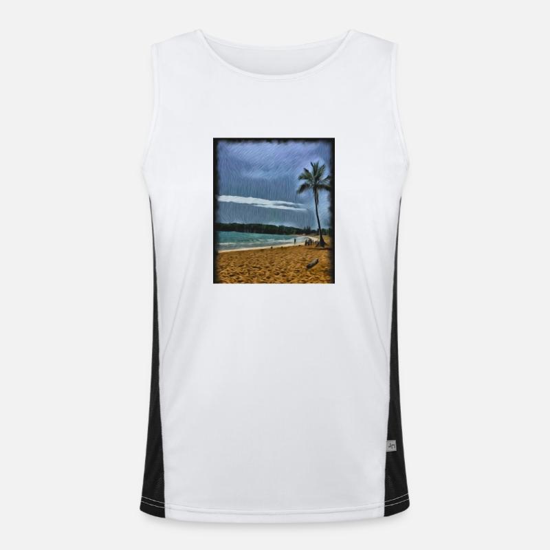 Relaxation Men's Functional Contrast Tank Top 