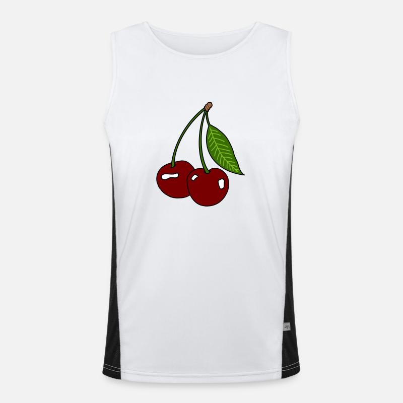 Cerises Débardeur respirant contrasté Homme 