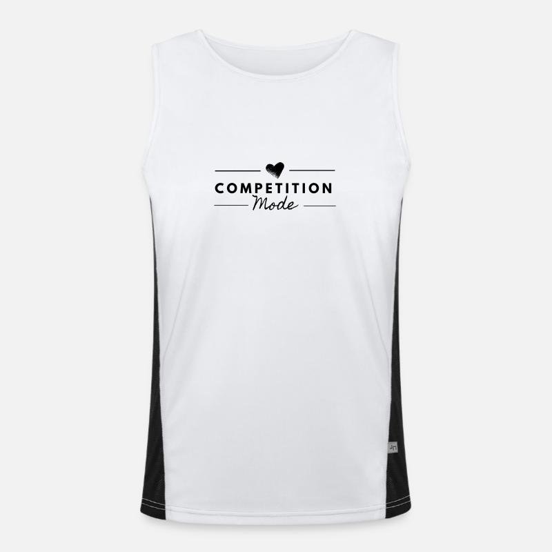 Competition Mode Funktionelles Kontrast-Tank Top für Männer 