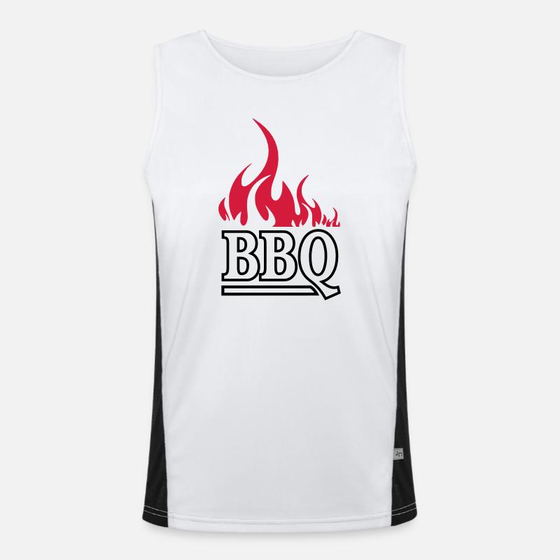 bbq Men's Functional Contrast Tank Top 