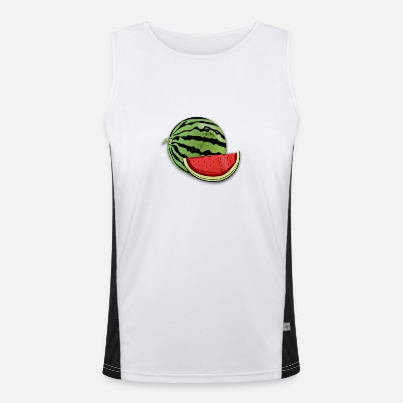 Melone Funktionelles Kontrast-Tank Top für Männer 