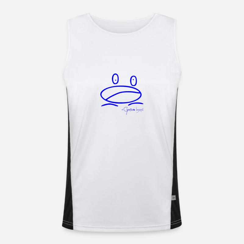 Froschmini - Ranunculus Oophagus Funktionelles Kontrast-Tank Top für Männer 