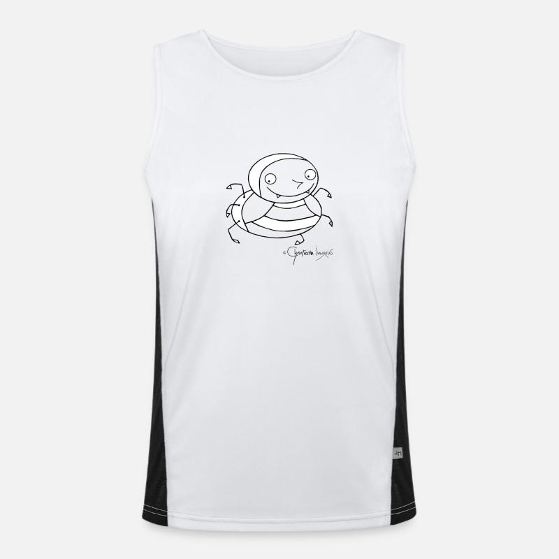Toothybug - Coleopter Denticulatus Men's Functional Contrast Tank Top 