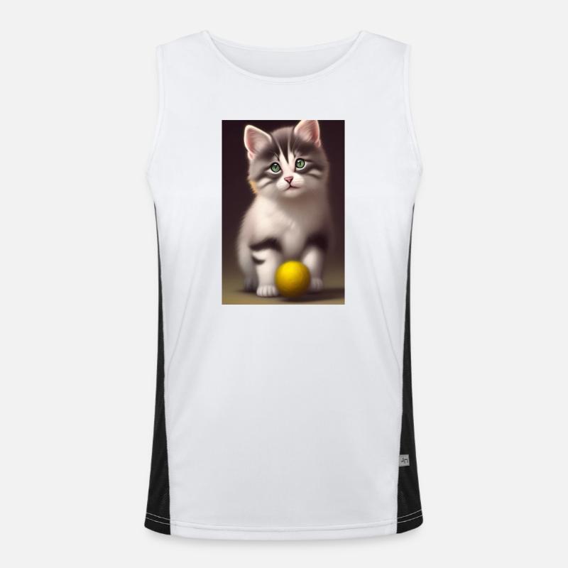 Bébé chat Débardeur respirant contrasté Homme 