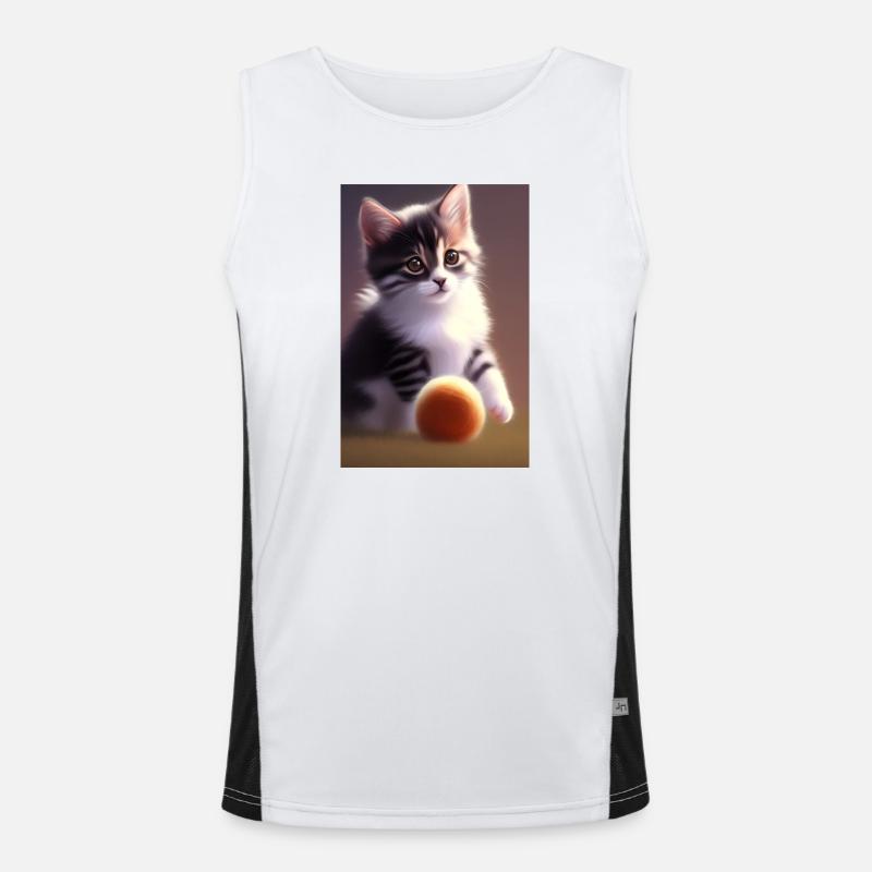 Bébé chat Débardeur respirant contrasté Homme 