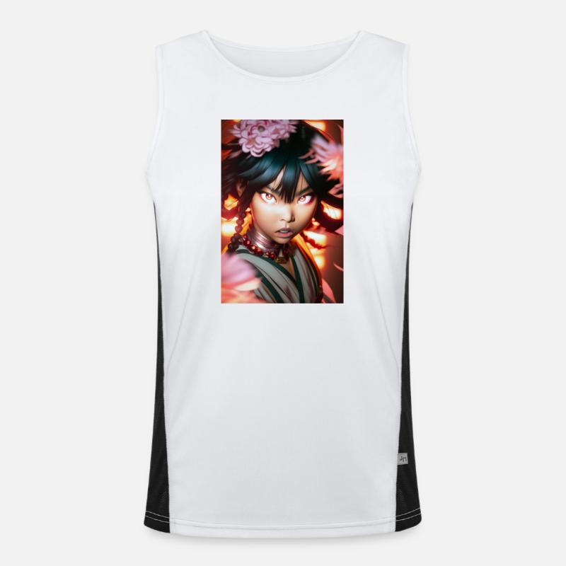 Chika Funktionelles Kontrast-Tank Top für Männer 