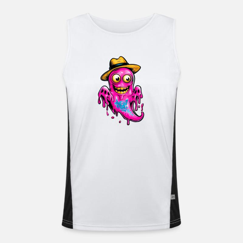 Little Ghost Men's Functional Contrast Tank Top 