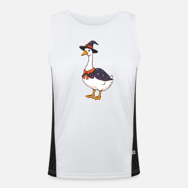 Gans Funktionelles Kontrast-Tank Top für Männer 