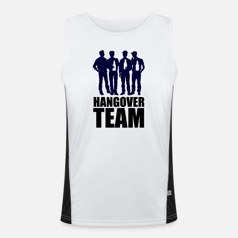 L’équipe de la gueule de bois Débardeur respirant contrasté Homme 