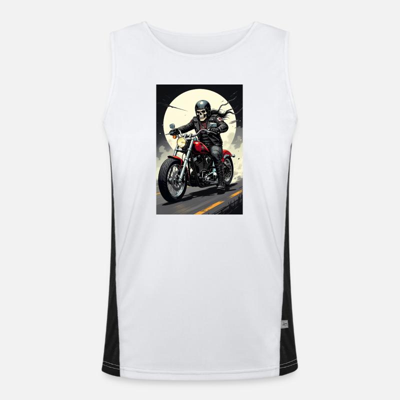 Chopper_Biker_Artwork_Collection_R05 Débardeur respirant contrasté Homme 