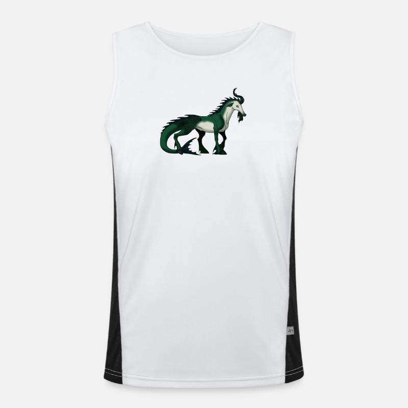 Steinbock Funktionelles Kontrast-Tank Top für Männer 