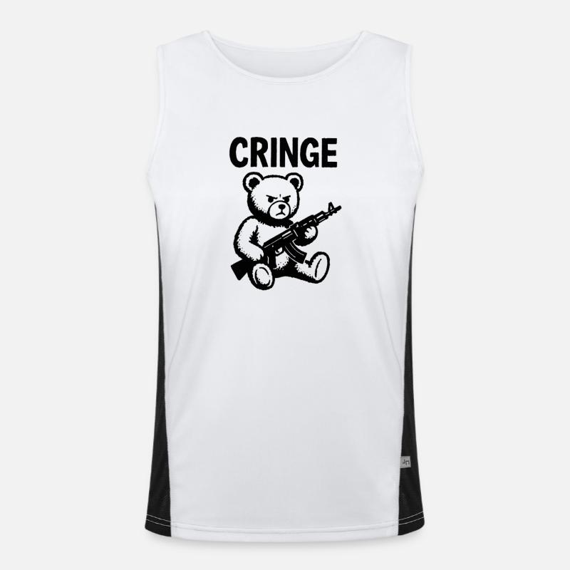 Cring Bear avec fusil Débardeur respirant contrasté Homme 