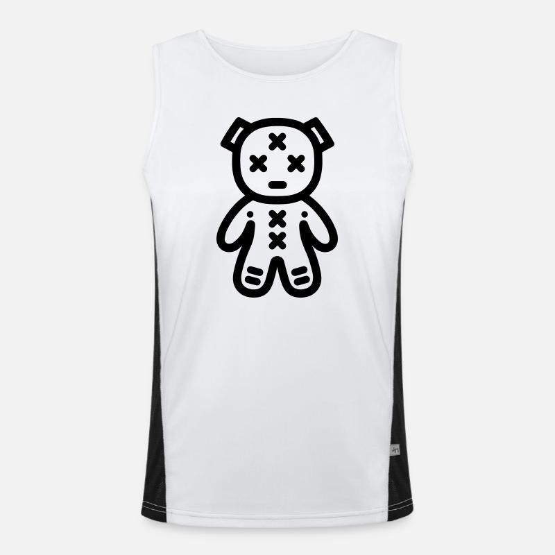 Voodoo Doll Men's Functional Contrast Tank Top 