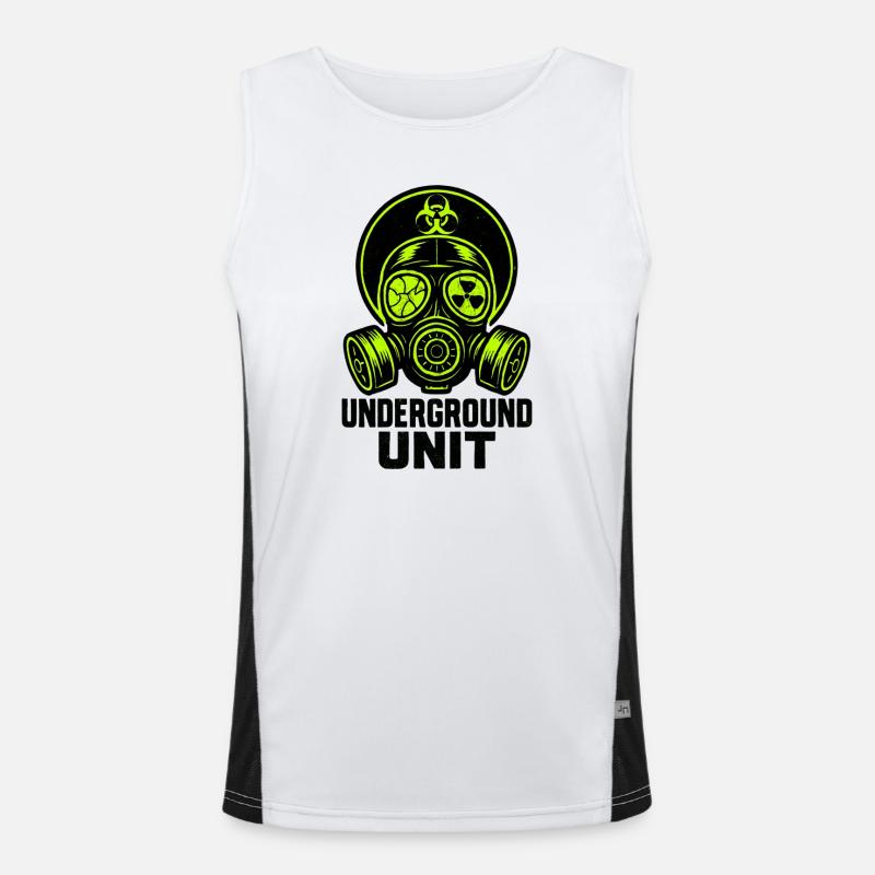 Underground Unit - masque à gaz Débardeur respirant contrasté Homme 