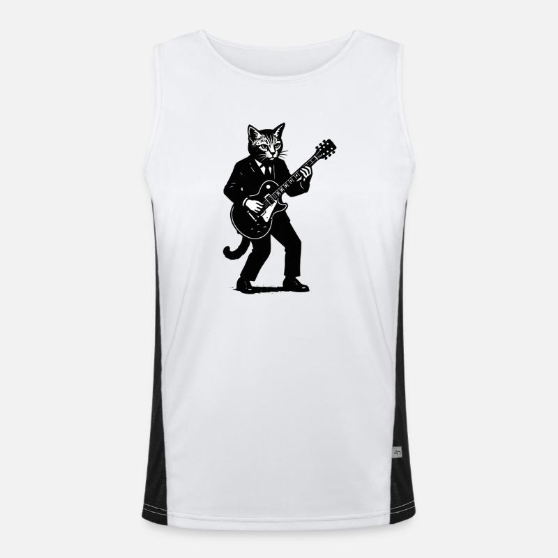 Jupe chat dans un tailleur Débardeur respirant contrasté Homme 