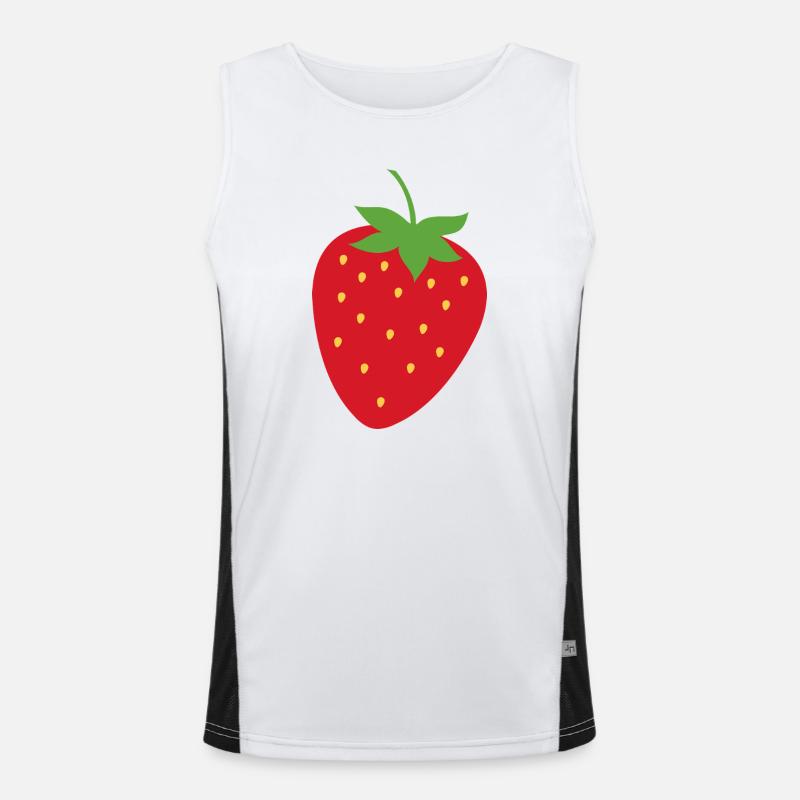 fraise Débardeur respirant contrasté Homme 