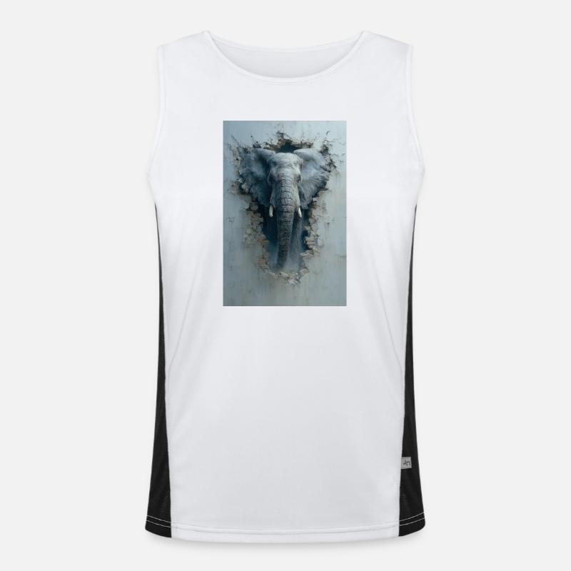 Percée de l’éléphant Débardeur respirant contrasté Homme 
