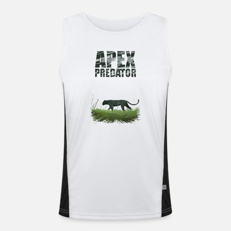 Pixel Art rétro Apex Predator Débardeur respirant contrasté Homme 