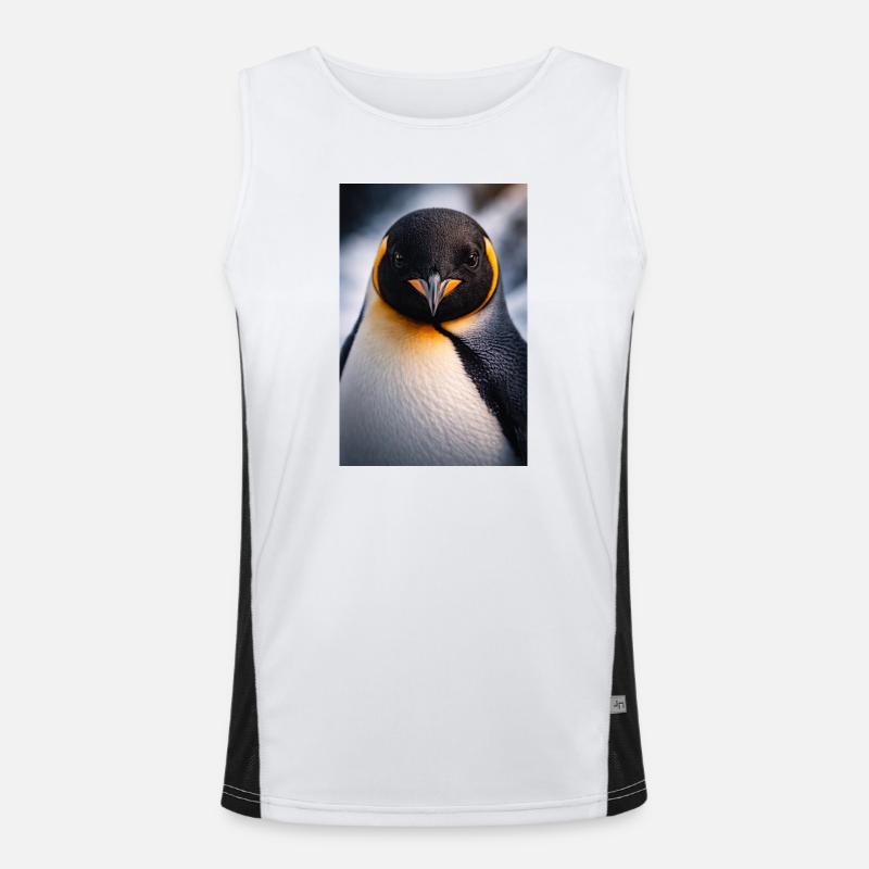 Penguin Gros Plan avec Contraste de Couleur Débardeur respirant contrasté Homme 