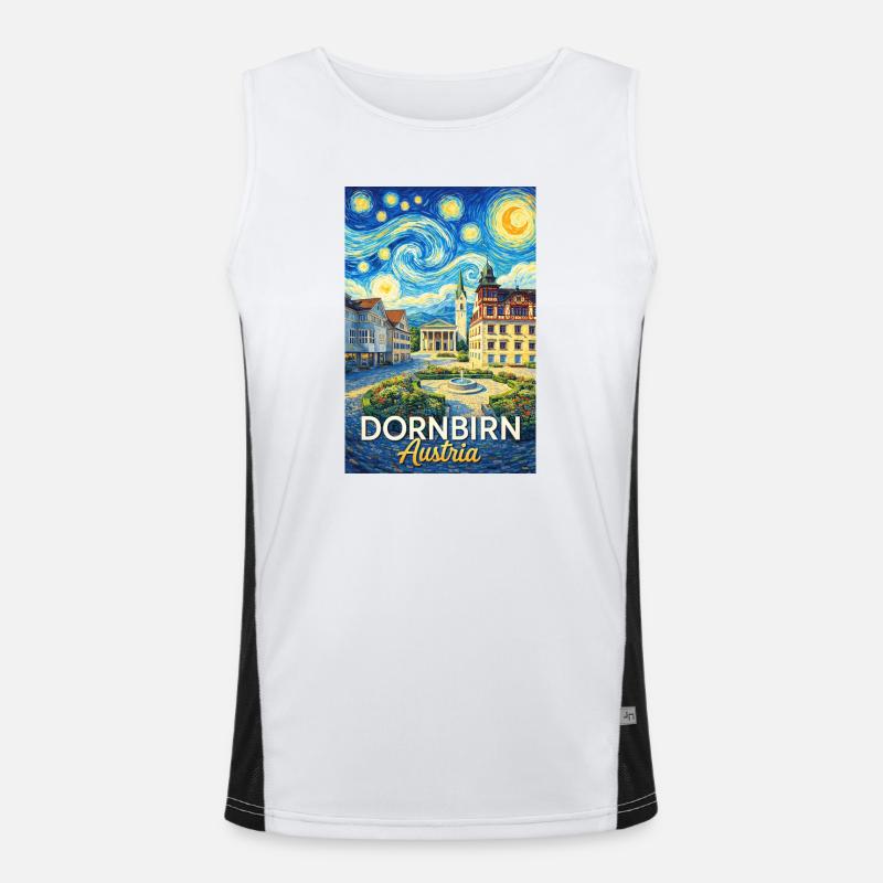 Dornbirn, Austria Men's Functional Contrast Tank Top 