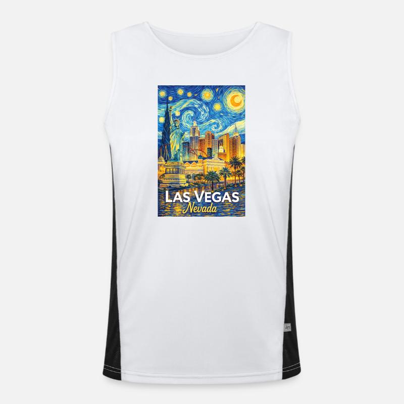 Las Vegas Nevada Débardeur respirant contrasté Homme 