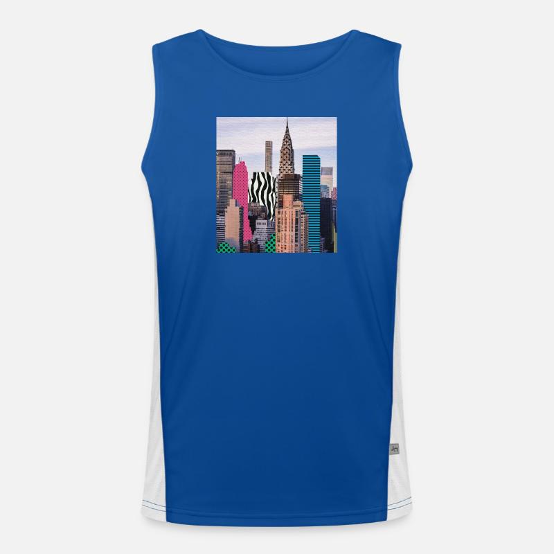 NYC Men's Functional Contrast Tank Top 