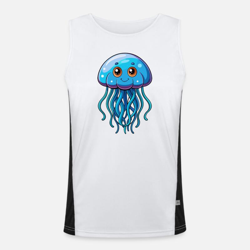 Jellyfish Men's Functional Contrast Tank Top 