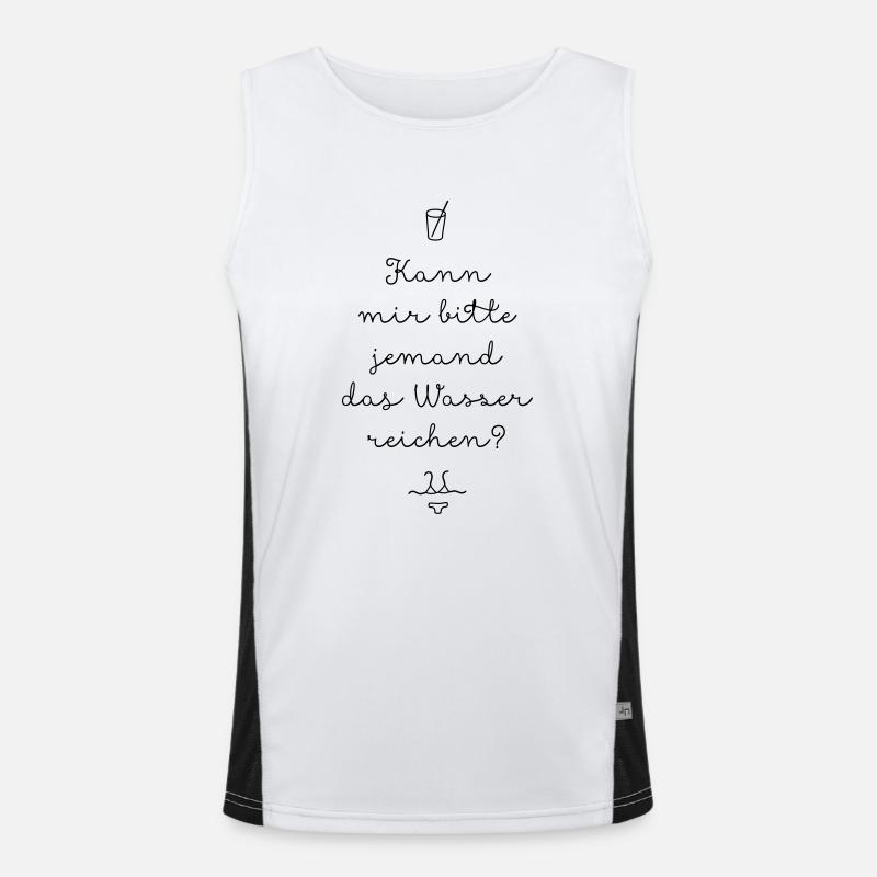 wasser reichen Funktionelles Kontrast-Tank Top für Männer 