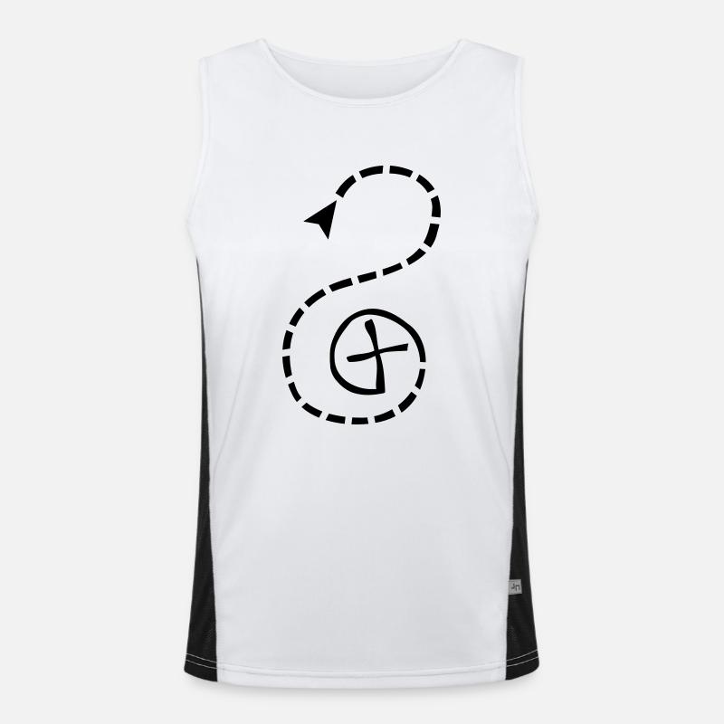 Geocaching Men's Functional Contrast Tank Top 