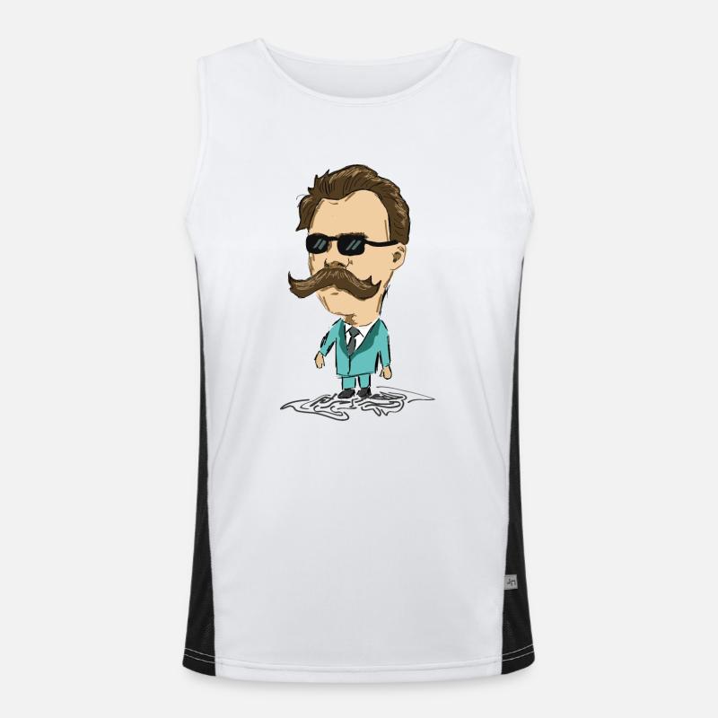 Nietzsche Débardeur respirant contrasté Homme 