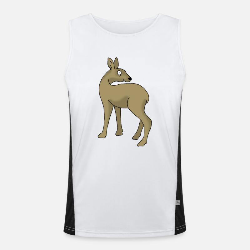 Roe deer Men's Functional Contrast Tank Top 
