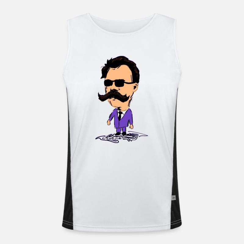 Nietzsche Débardeur respirant contrasté Homme 