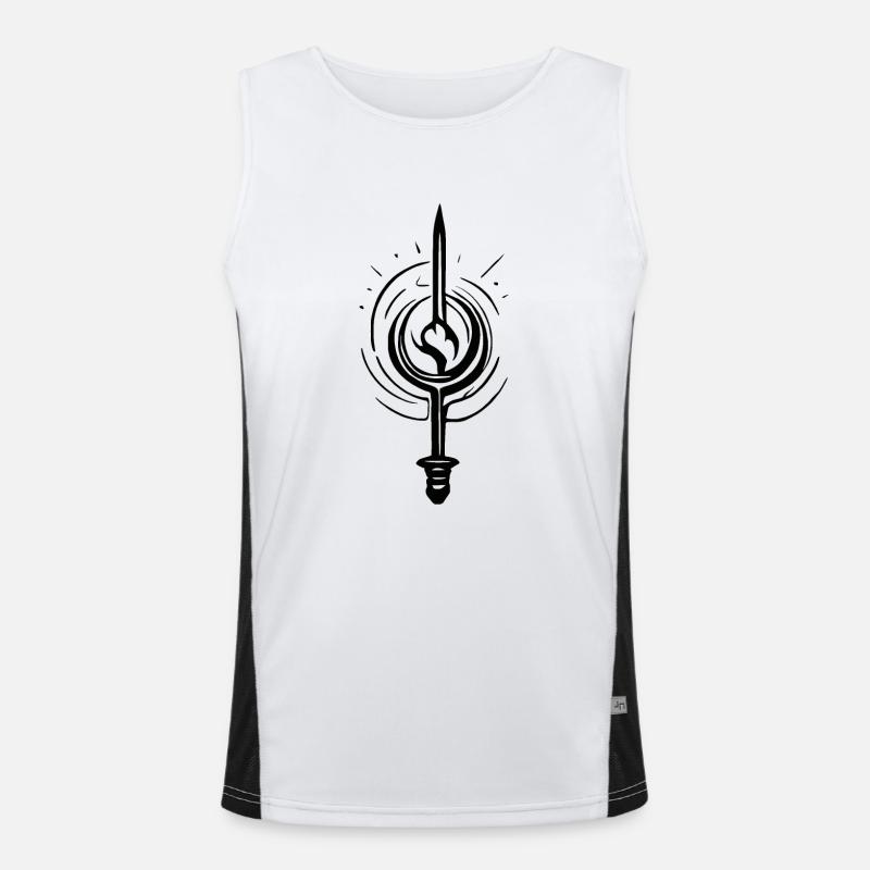 Écho de lame Débardeur respirant contrasté Homme 