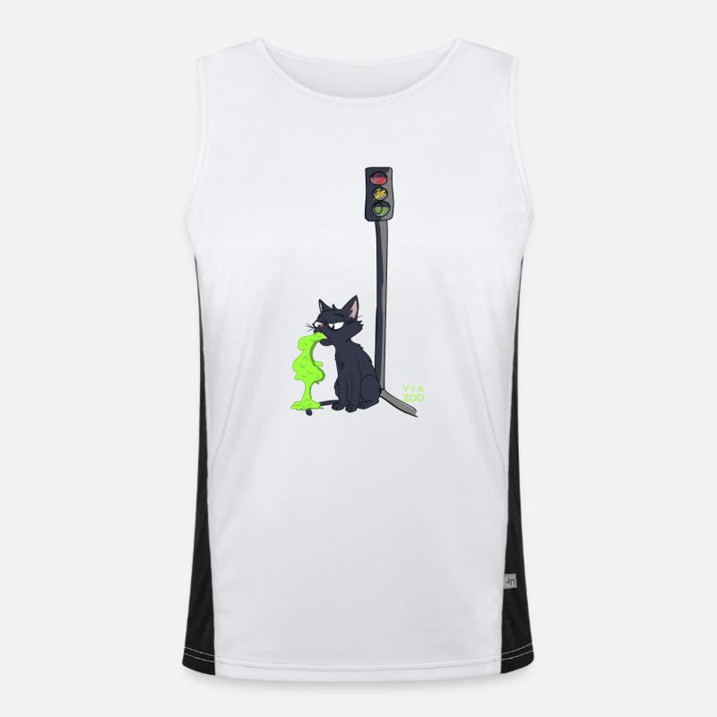 Sick Cat Viazoo Men's Functional Contrast Tank Top 