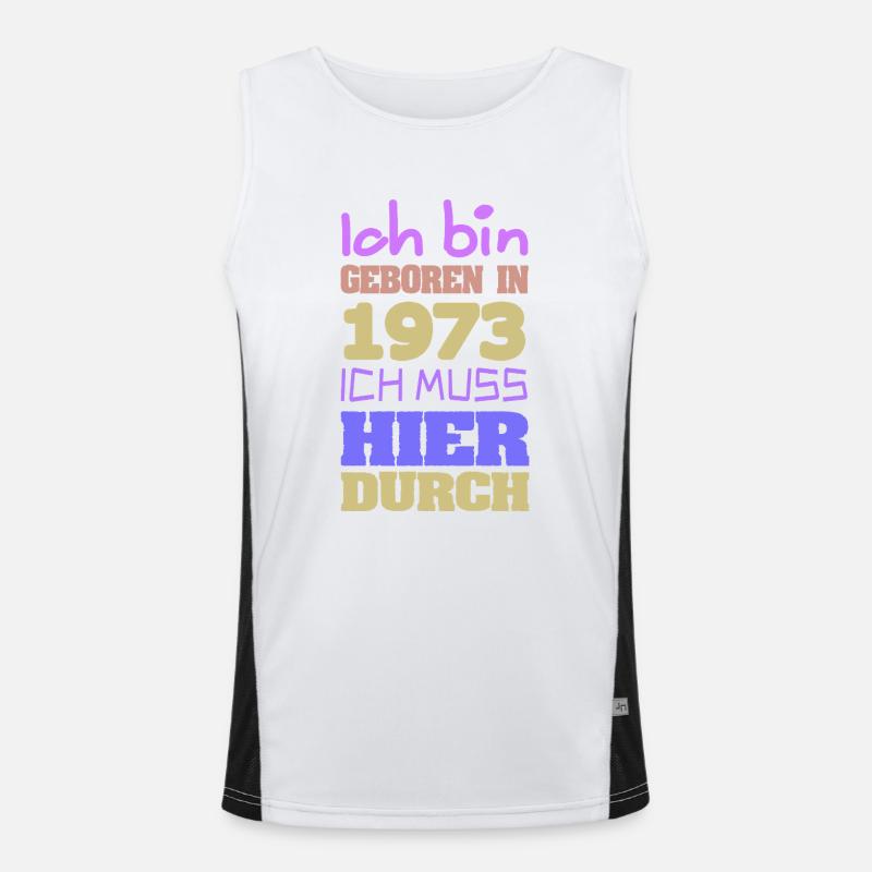 I'm 1973 Men's Functional Contrast Tank Top 