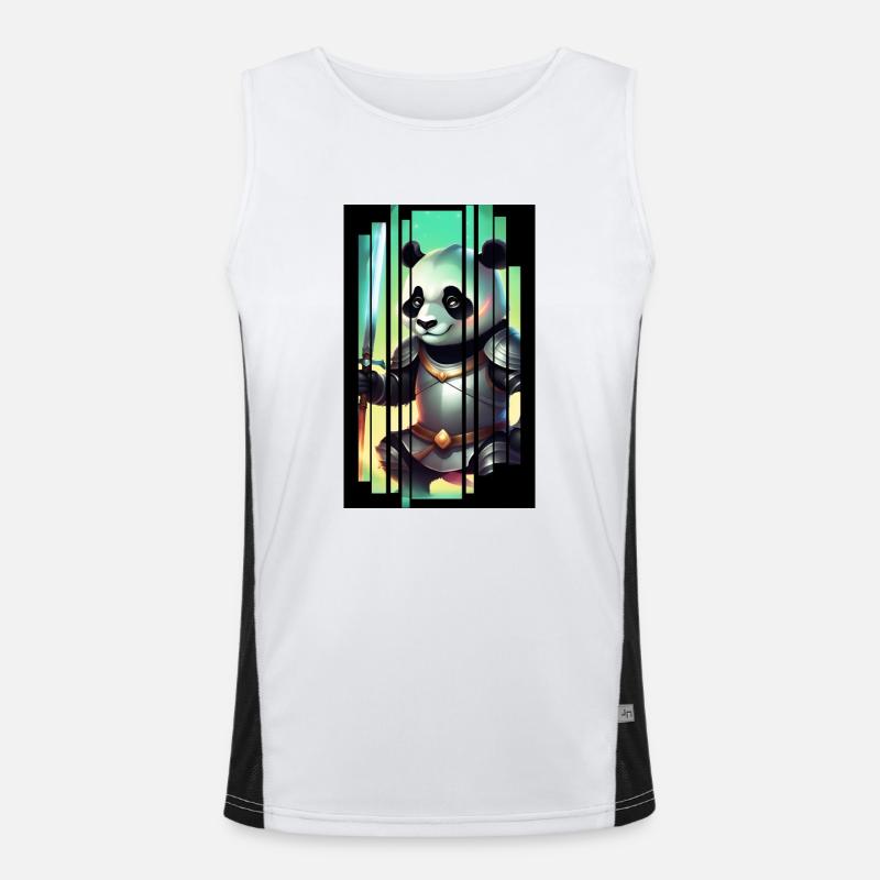 Panda chevalier Débardeur respirant contrasté Homme 