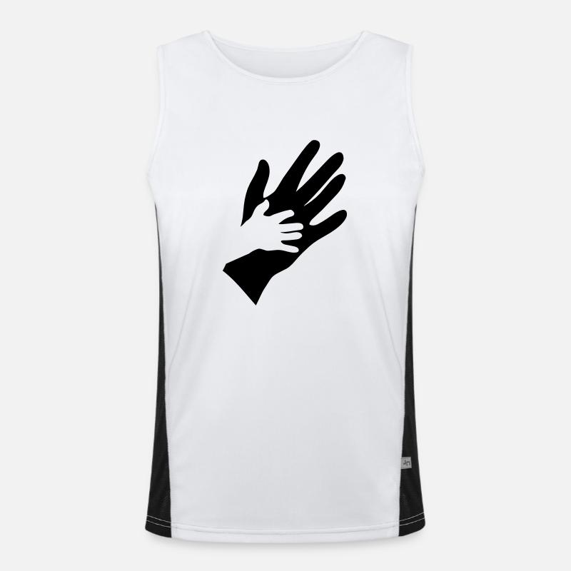 main Débardeur respirant contrasté Homme 