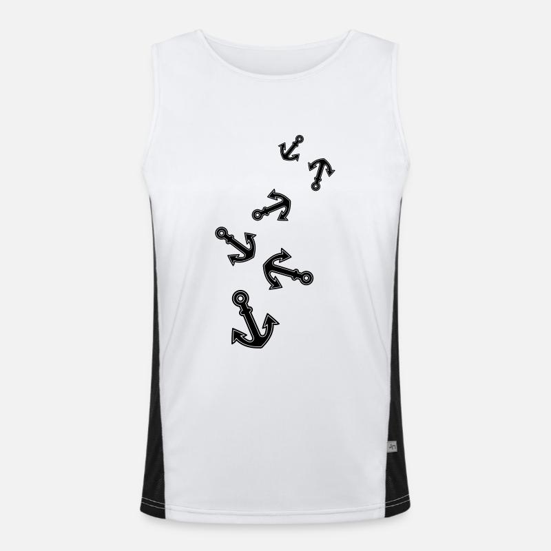 Forme d’ancrage Débardeur respirant contrasté Homme 