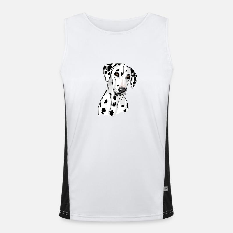 Dalmate Débardeur respirant contrasté Homme 